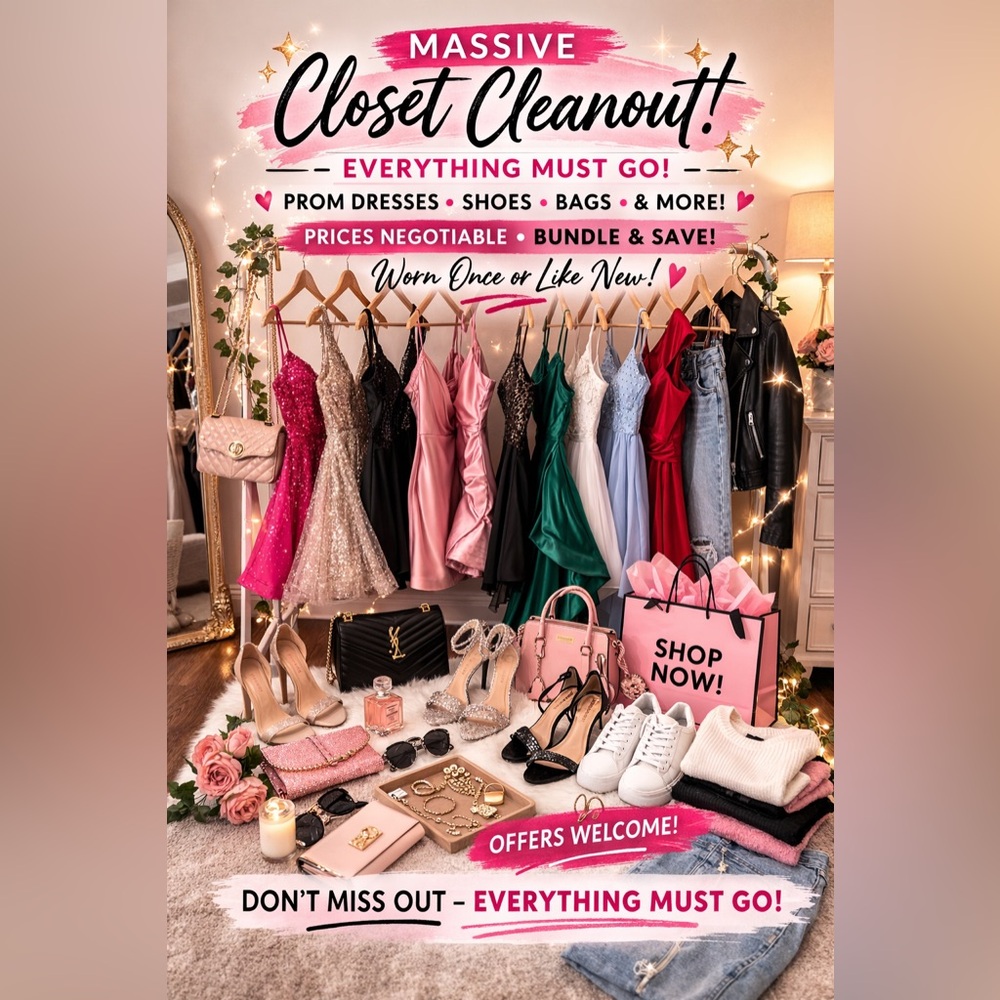 🔥 Closet Purge – Dresses, Shoes & More – Prices Negotiable!